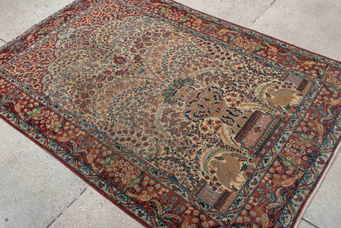 Antique Lavar Area Rug (4' x 6')